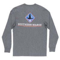 Long Sleeve Branding Flying Duck Tee by Southern Marsh - Country Club Prep