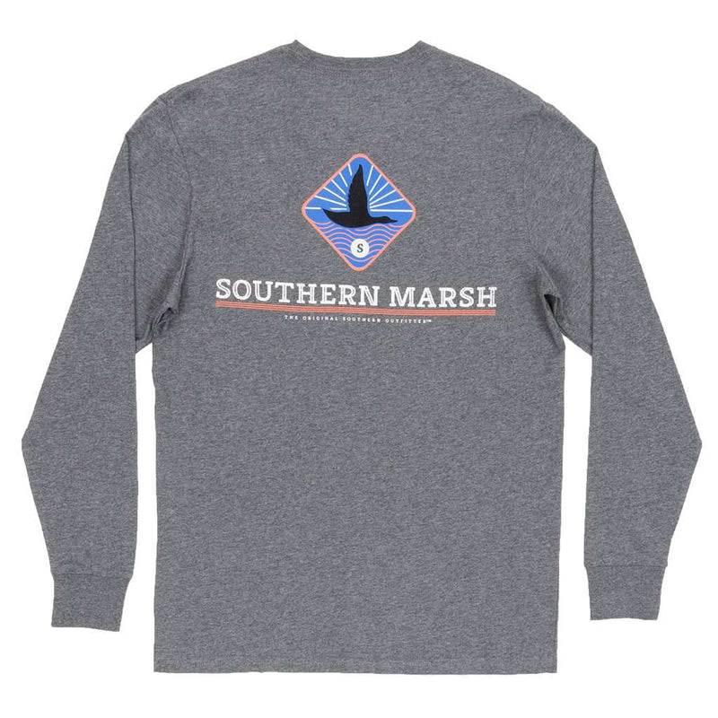 Long Sleeve Branding Flying Duck Tee by Southern Marsh - Country Club Prep