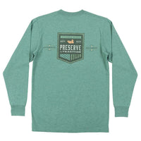 Long Sleeve Southern Tradition Crest Tee by Southern Marsh - Country Club Prep