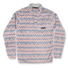 Tangier Ikat Fleece Pullover by Southern Marsh - Country Club Prep