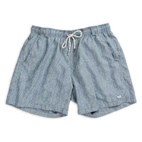 Dockside Swim Trunk - Toxaway Chambray by Southern Marsh - Country Club Prep