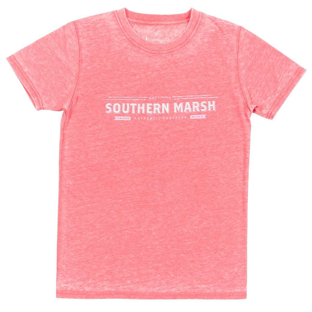 SEAWASH™ Rustic Trademark Crewneck Tee by Southern Marsh - Country Club Prep