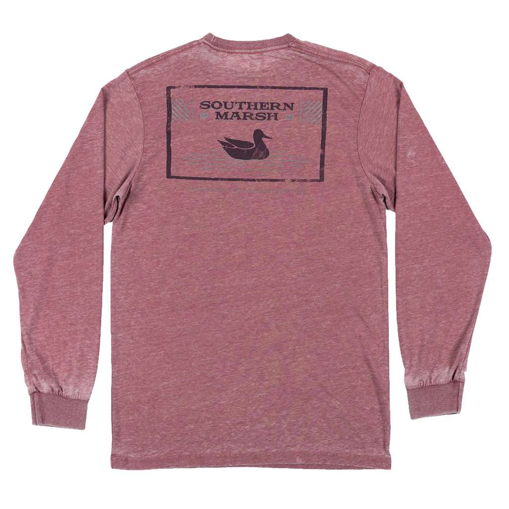Southern Marsh Youth's Seawash Offroad Long Sleeve T-Shirt - Casual Graphic Tee With Front Pocket