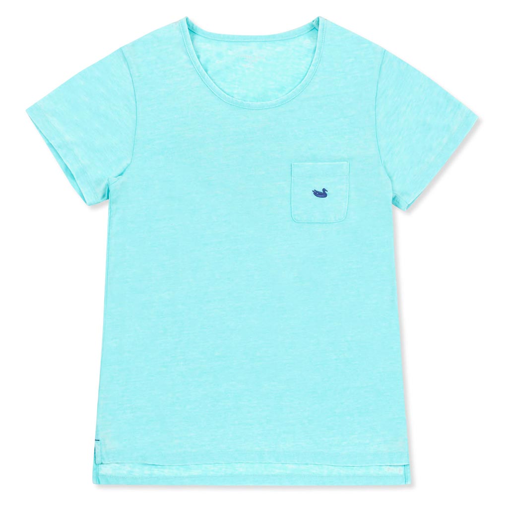 The Seawash Tropical Crewneck Tee by Southern Marsh - Country Club Prep