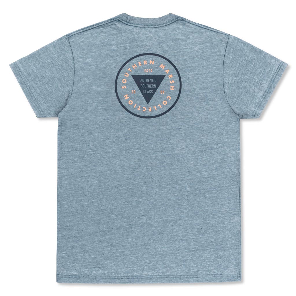 The Seawash Boulder Patch Tee Shirt by Southern Marsh - Country Club Prep