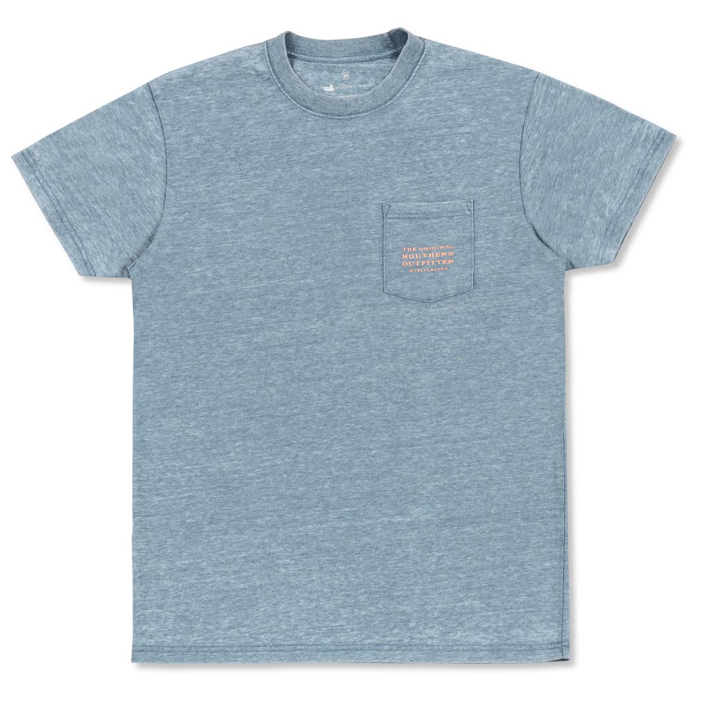 The Seawash Boulder Patch Tee Shirt by Southern Marsh - Country Club Prep