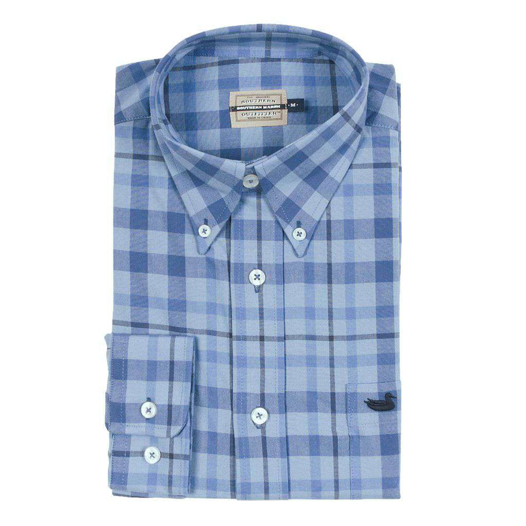 Boundary Washed Plaid Dress Shirt by Southern Marsh - Country Club Prep