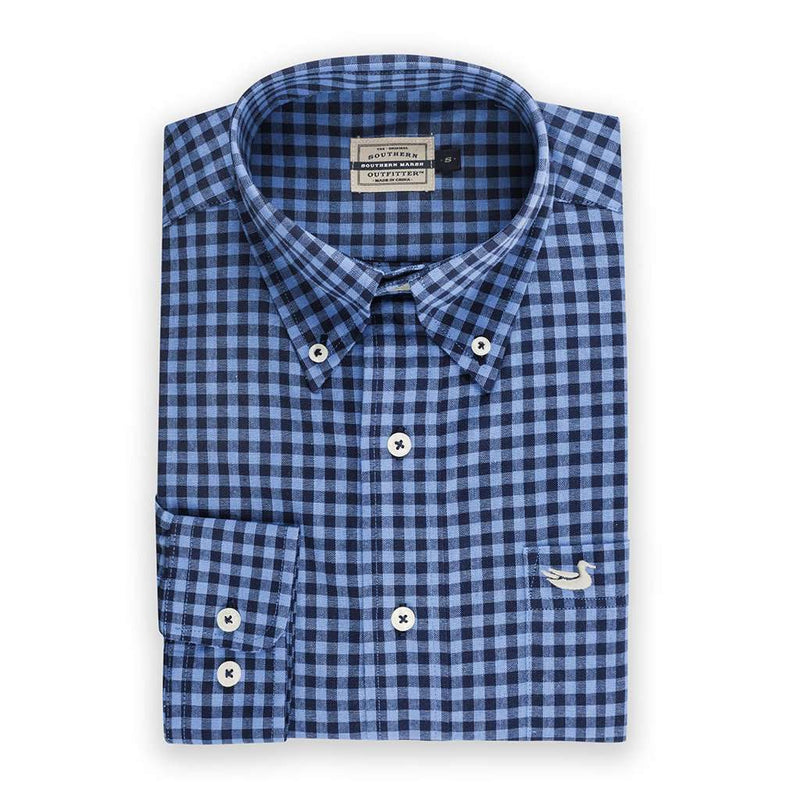 Sumner Washed Gingham Dress Shirt by Southern Marsh - Country Club Prep