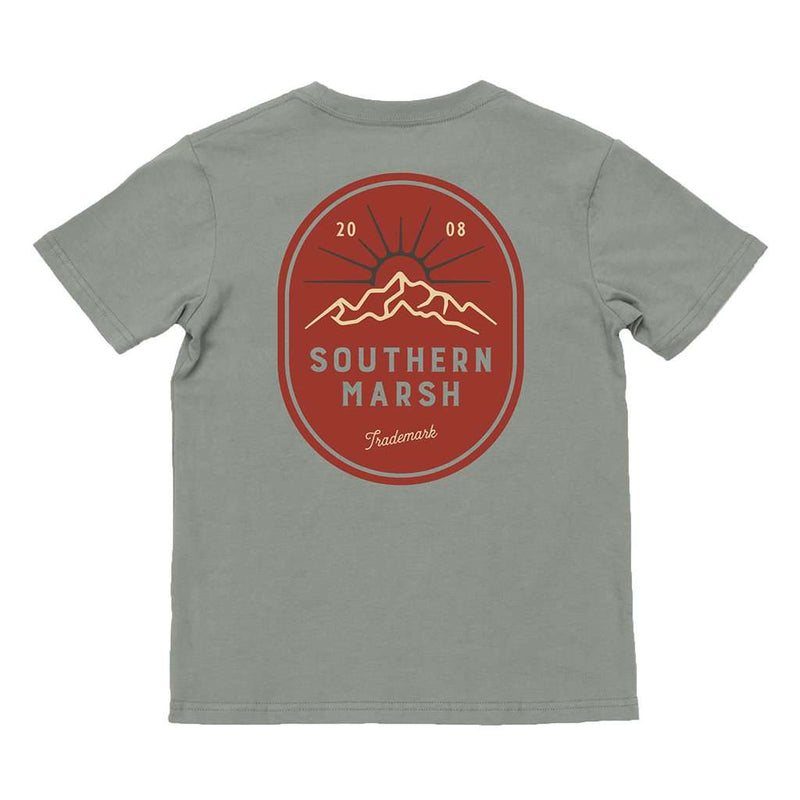 Youth Branding Mountain Rise Tee by Southern Marsh - Country Club Prep