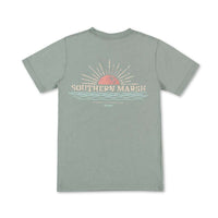 Youth Branding Sunset Tee by Southern Marsh - Country Club Prep