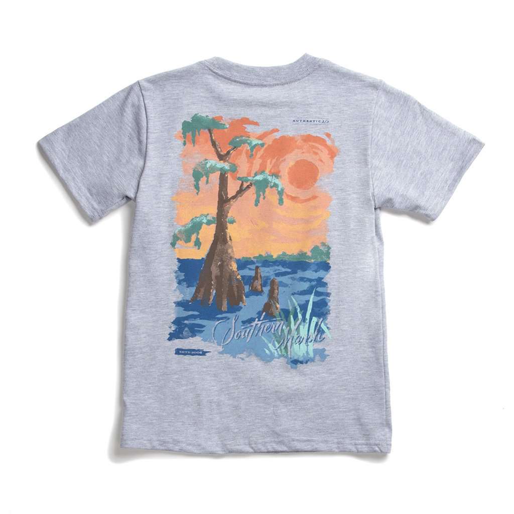 Youth Southern Horizons - Cypress Tee by Southern Marsh - Country Club Prep