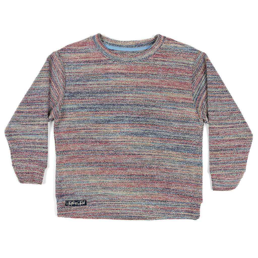 Youth Rainbow Sunday Morning Sweater by Southern Marsh - Country Club Prep