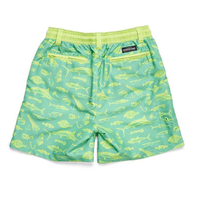 Boys' Offshore Dockside Swim Trunk by Southern Marsh - Country Club Prep