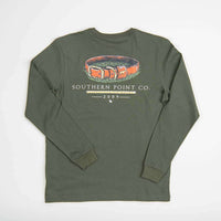 Collar Long Sleeve Tee by Southern Point Co. - Country Club Prep