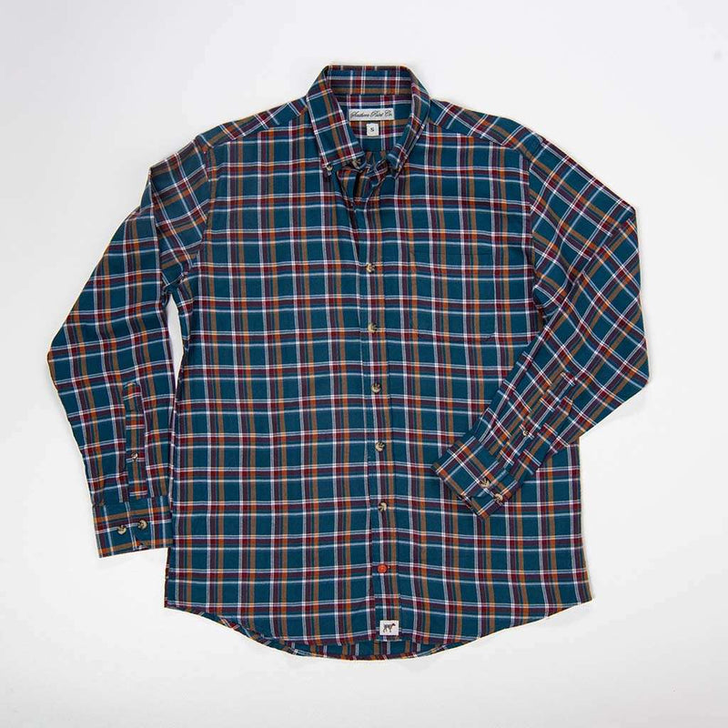 The Brushed Twill Hadley Shirt by Southern Point Co. - Country Club Prep