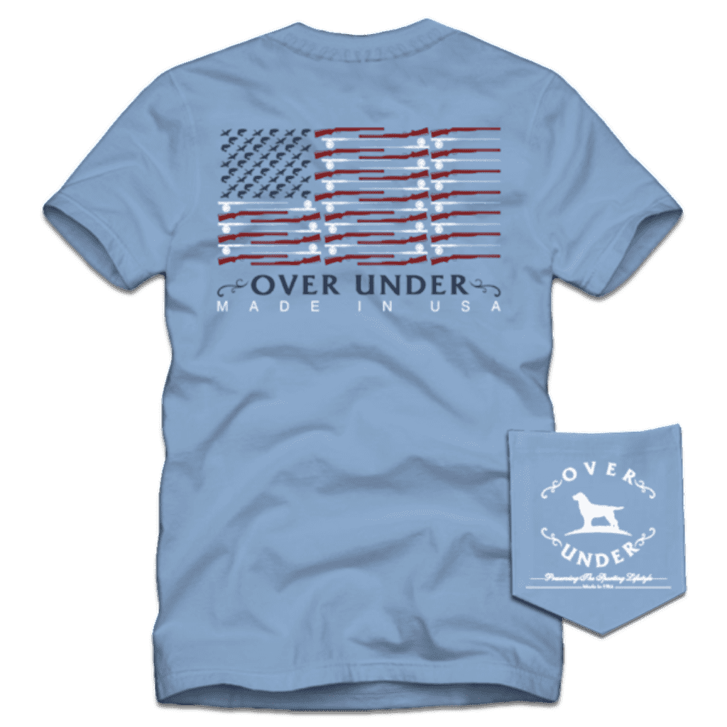 Shotgun Flag Tee by Over Under Clothing - Country Club Prep
