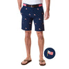 ACKformance Short with USA Flag in Nantucket Navy by Castaway Clothing - Country Club Prep