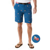 ACKformance Short with USA Flag in Abyss Blue by Castaway Clothing - Country Club Prep