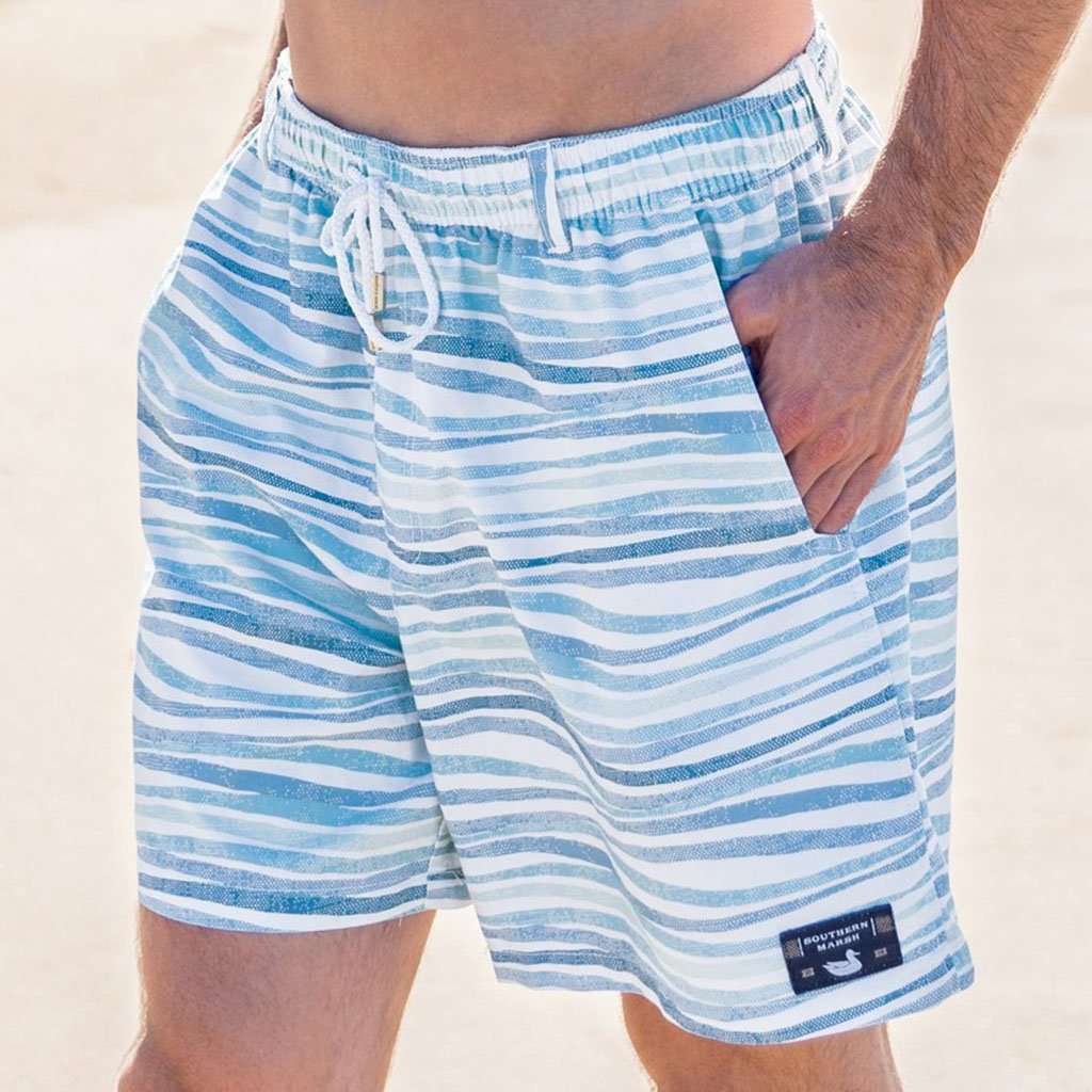 SEAWASH™ Shoals Swim Trunk - Waves by Southern Marsh - Country Club Prep