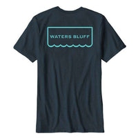 Wave 2 Natural Tee in Bluff Grey Blend by Waters Bluff - Country Club Prep