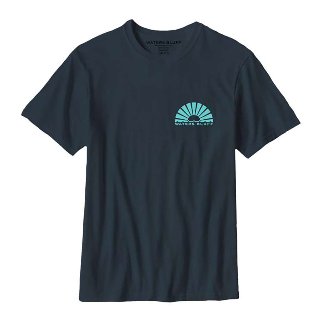 Wave 2 Natural Tee in Bluff Grey Blend by Waters Bluff - Country Club Prep