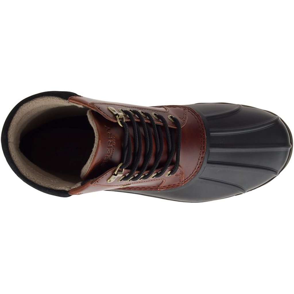 Sperry Men's Avenue Duck Boot in Black & Amaretto â Country Club Prep