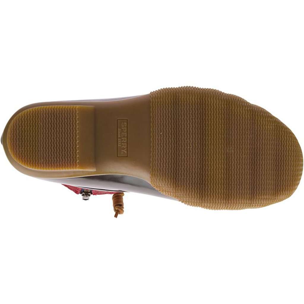 sperry saltwater quilted chevron duck boots