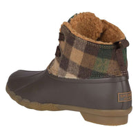 Women's Saltwater 2-Eye Plaid Wool Duck Boot by Sperry - Country Club Prep