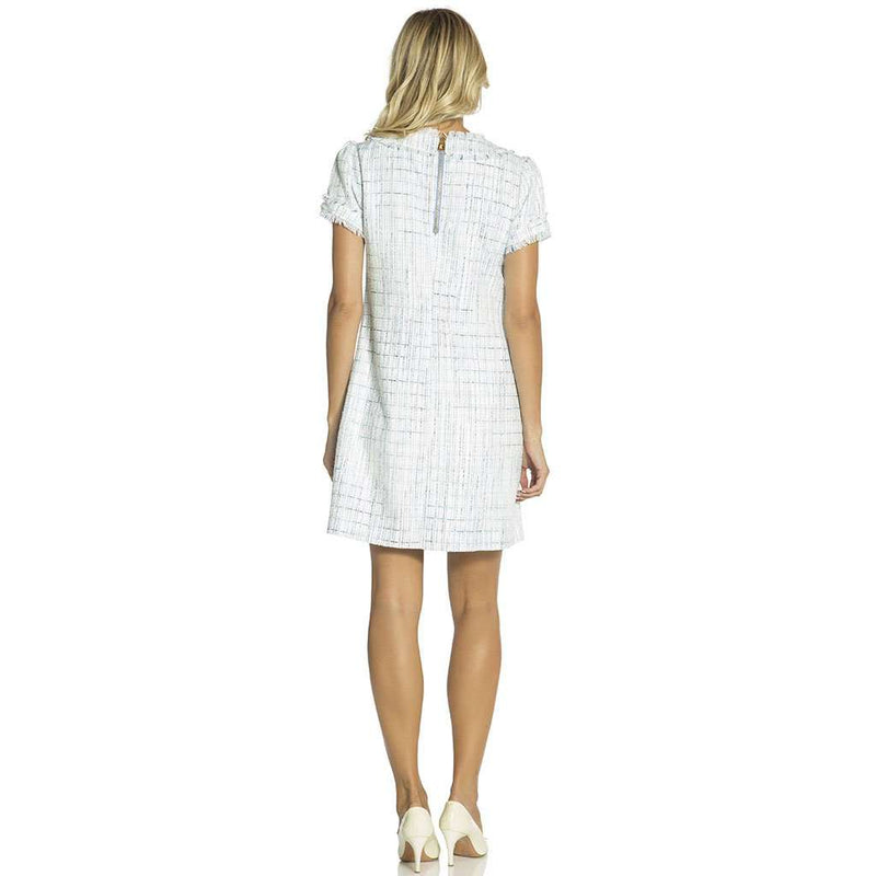 Multi Tweed Shift Dress by Sail to Sable - Country Club Prep