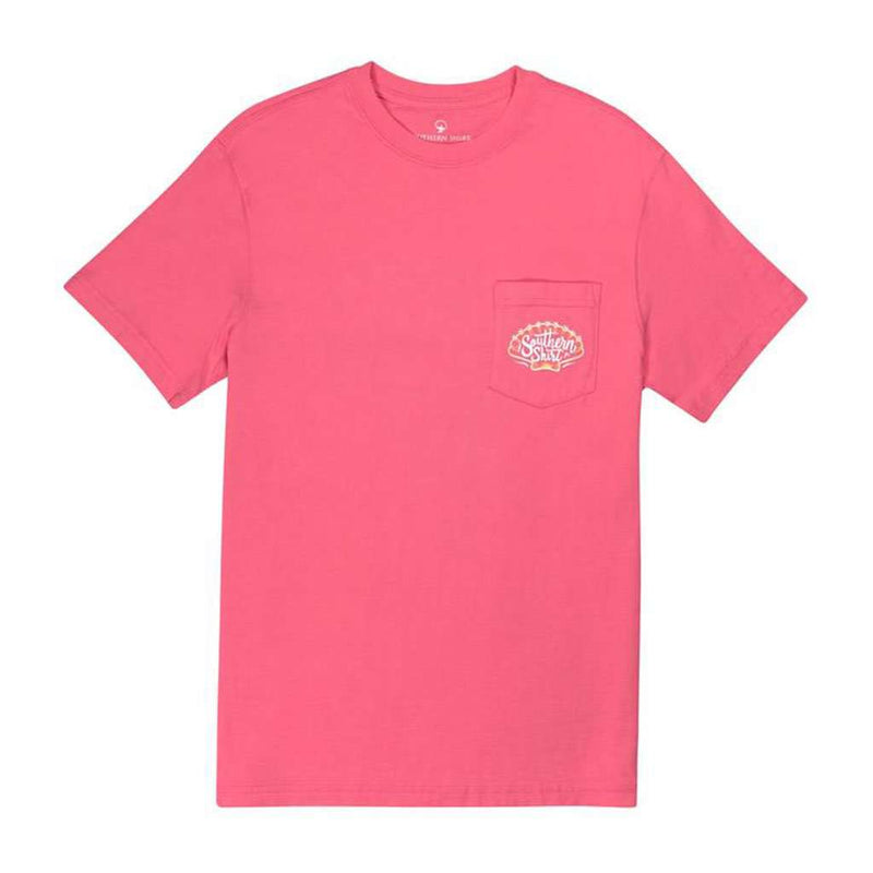 Sand Dollar SS in Pink Lemonade by The Southern Shirt Co.. - Country Club Prep