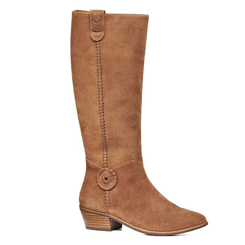 Sawyer Suede Boot in Oak by Jack Rogers - Country Club Prep