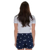 Navy Star Scallop Short in Navy by Lauren James - Country Club Prep