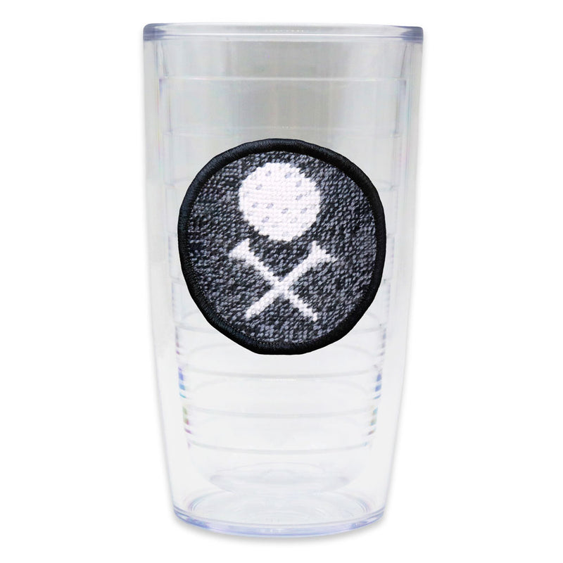Scratch Golf Needlepoint Tumbler by Smathers & Branson - Country Club Prep