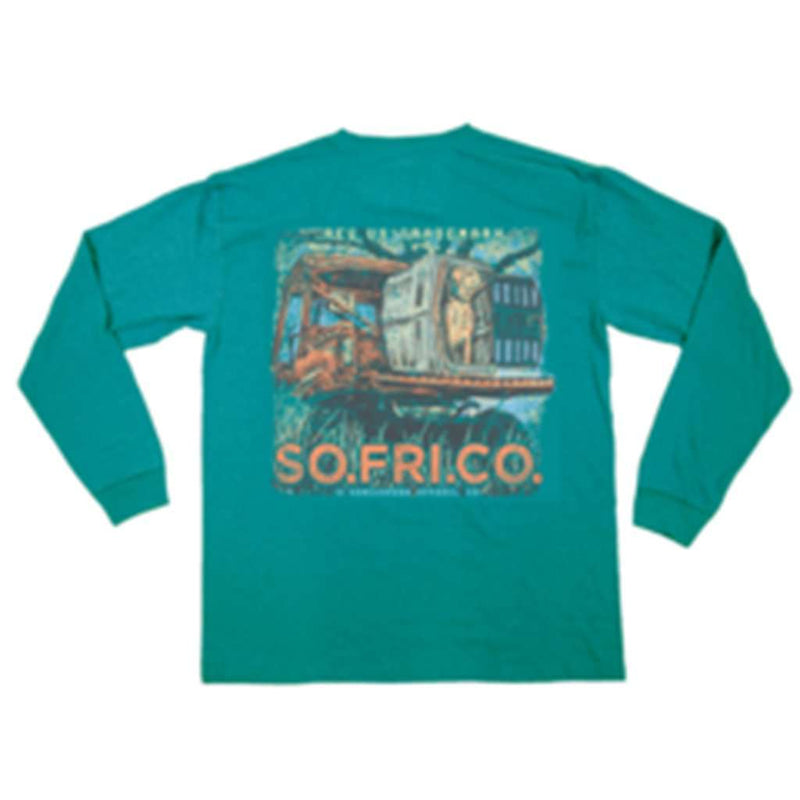 Knee Deep in the Marsh Long Sleeve Tee by Southern Fried Cotton - Country Club Prep