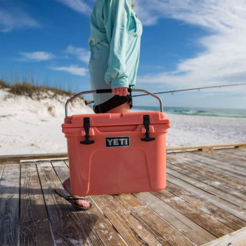 Roadie 20qt in Coral by YETI - Country Club Prep