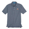 University of Virginia Cavaliers Striped Performance Polo Shirt by Southern Tide - Country Club Prep