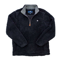 Sherpa Pullover with Pockets in Black by The Southern Shirt Co. - Country Club Prep