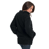 Sherpa Pullover with Pockets in Black by The Southern Shirt Co. - Country Club Prep