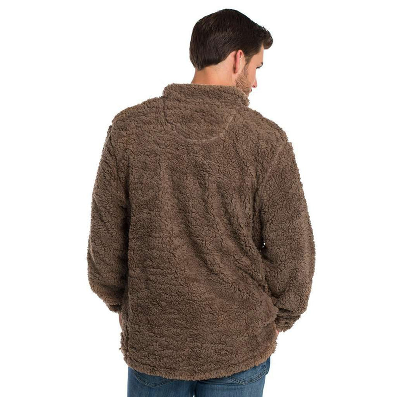 Sherpa Pullover with Pockets in Caribou by The Southern Shirt Co. - Country Club Prep