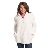 Sherpa Pullover with Pockets in Marshmallow by The Southern Shirt Co. - Country Club Prep