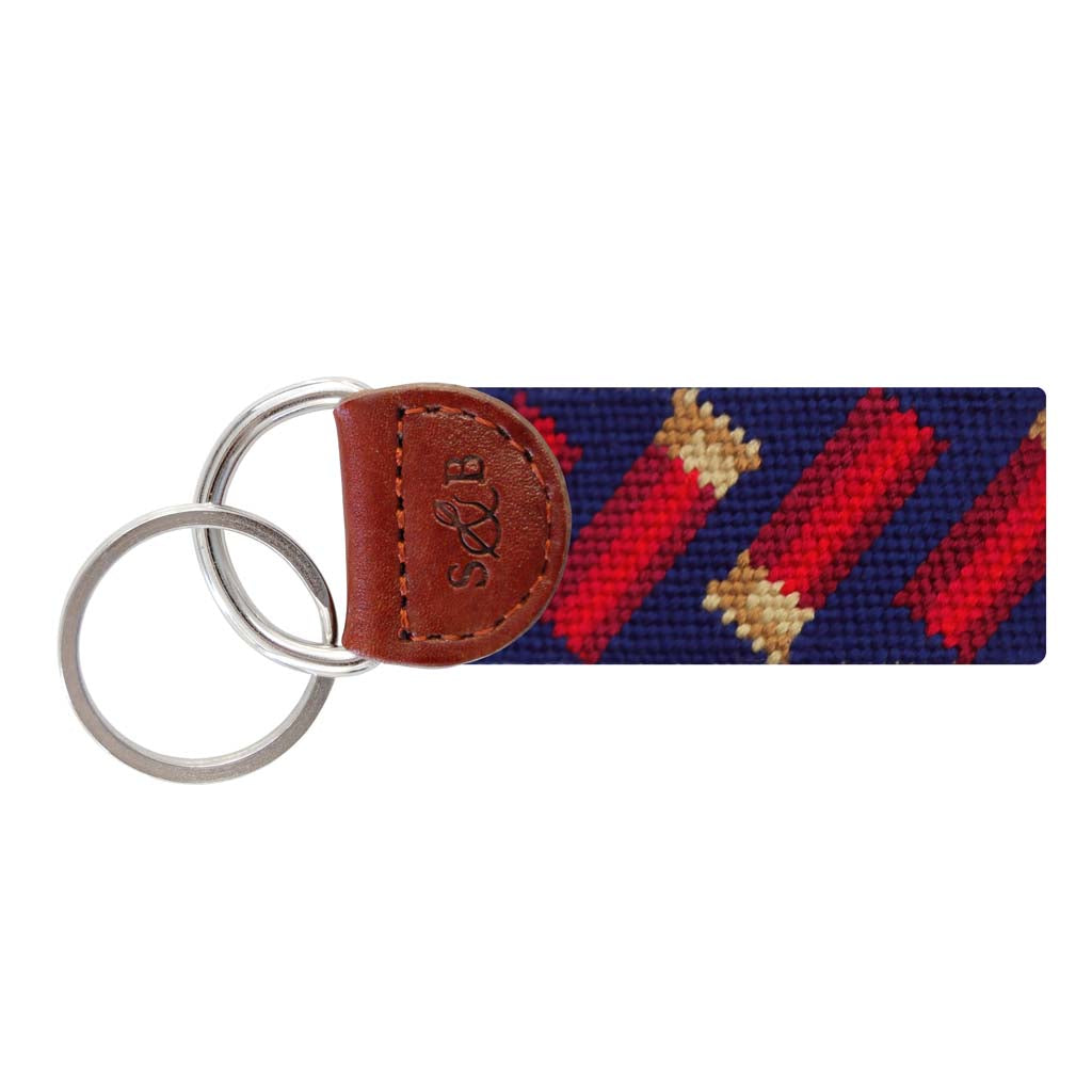 Shotshells Needlepoint Key Fob by Smathers & Branson - Country Club Prep