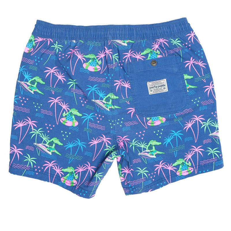 Ski Gator Swim Short by Party Pants - Country Club Prep