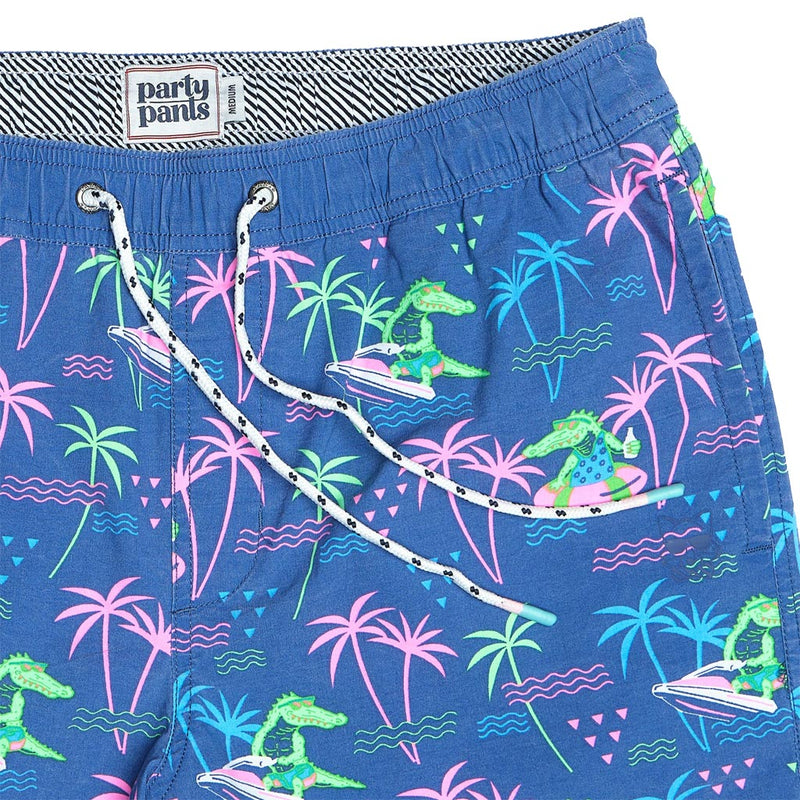 Ski Gator Swim Short by Party Pants - Country Club Prep