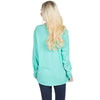 Slouchy Tee in Seafoam by Lauren James - Country Club Prep