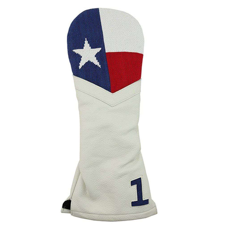 Big Texas Flag Needlepoint Driver Headcover by Smathers & Branson - Country Club Prep