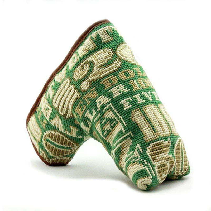 Cash Money Needlepoint Putter Headcover by Smathers & Branson - Country Club Prep