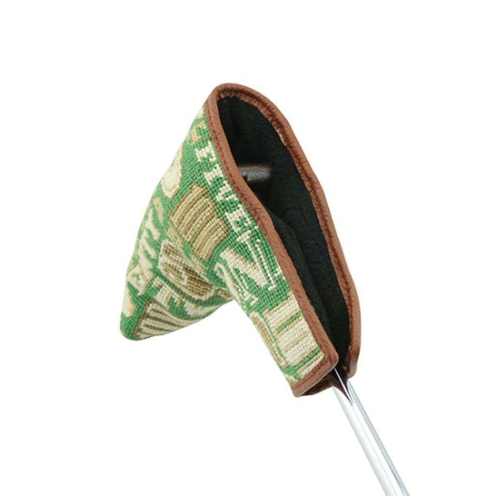 Cash Money Needlepoint Putter Headcover by Smathers & Branson - Country Club Prep