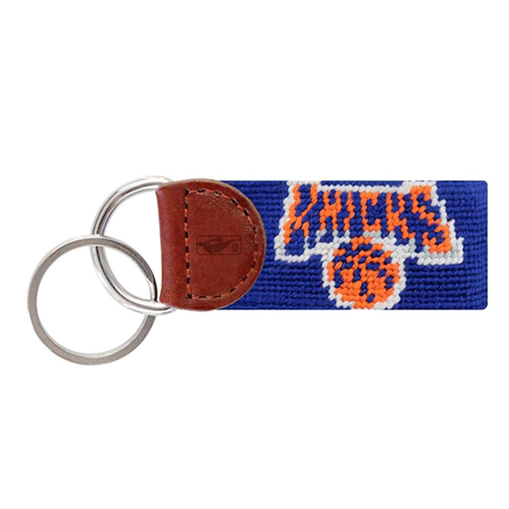 Smathers & Branson New York Knicks Needlepoint Key Fob in Dark Royal ...