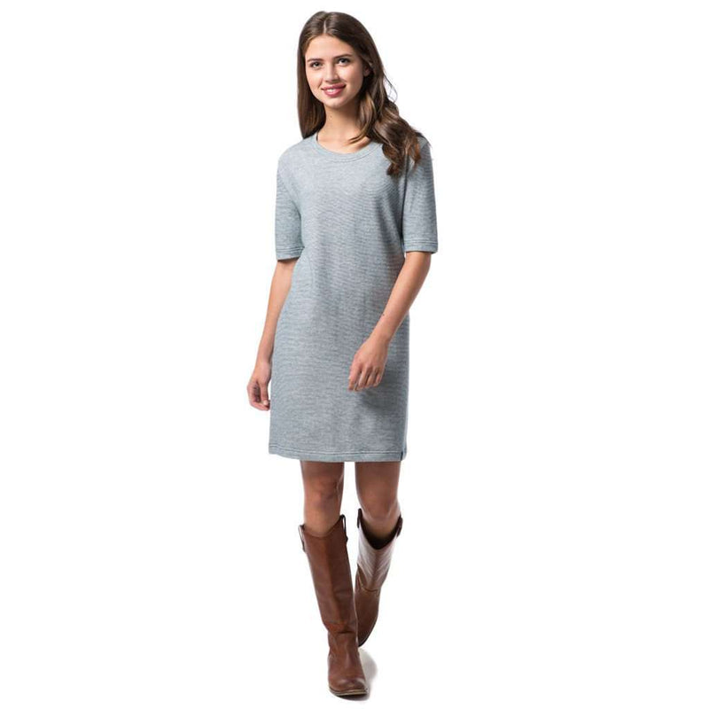 Sophie Tee Dress in Reflecting Pond Navy by Southern Proper - Country Club Prep