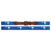 South Carolina Flag Needlepoint Belt in Blue by Smathers & Branson - Country Club Prep